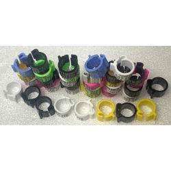 Znacznik fi 8x8mm z nadrukiem numeru telefonu 100szt.